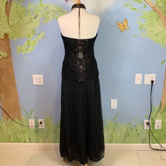 Orna Farho Black Haltered Dress - Picture 3 of 8